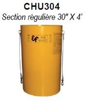 CHU304 — Section régulière 30"x4'